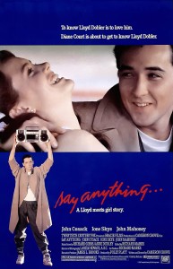 say anything,movie poster