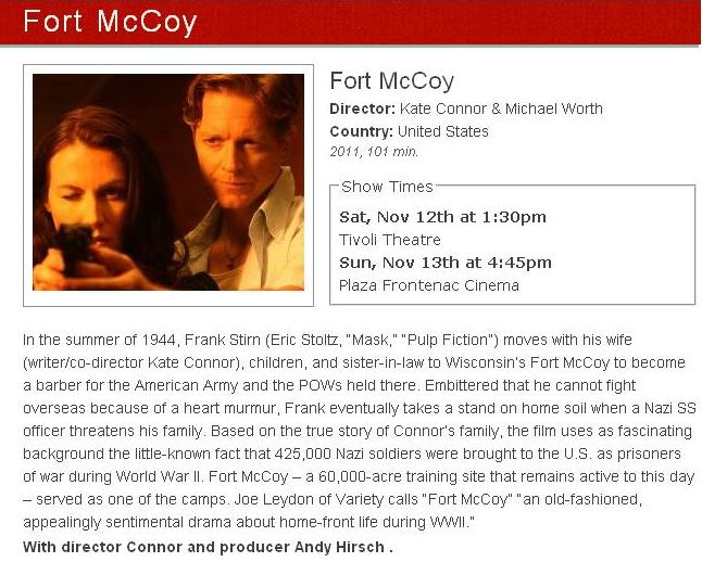 fort mccoy,st louis film festival,eric stoltz